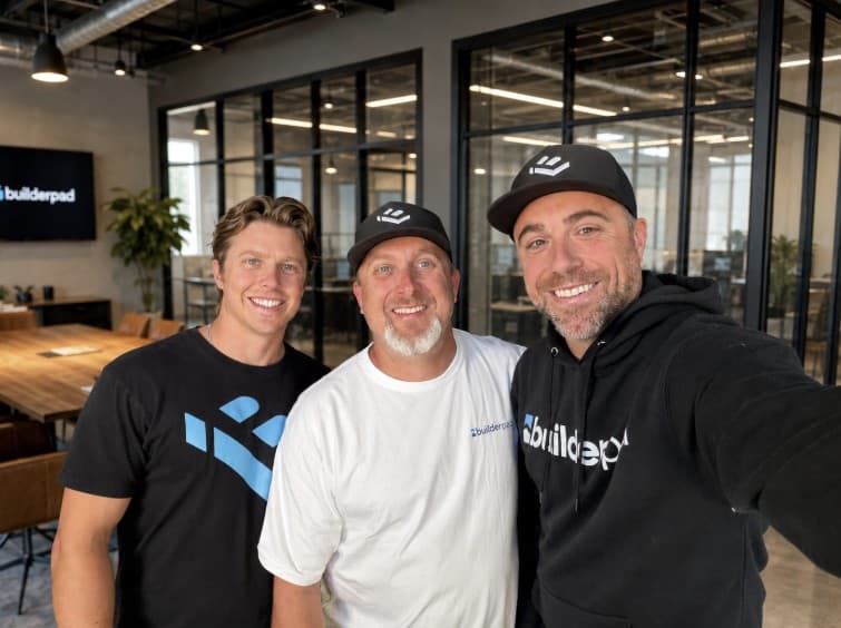 The BuilderPad and inBuild leadership teams together at the inBuild office in San Clemente, CA.